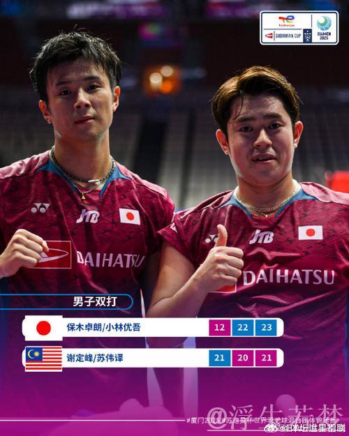 苏迪曼杯小组赛:日本对阵马来西亚 2 苏迪曼杯小组赛:日本对阵马来西亚 2