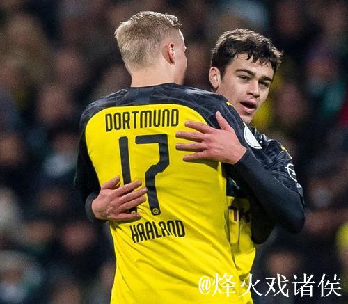 德杯-哈兰德联手17岁天才创进球纪录 多特2-3惜败不来梅